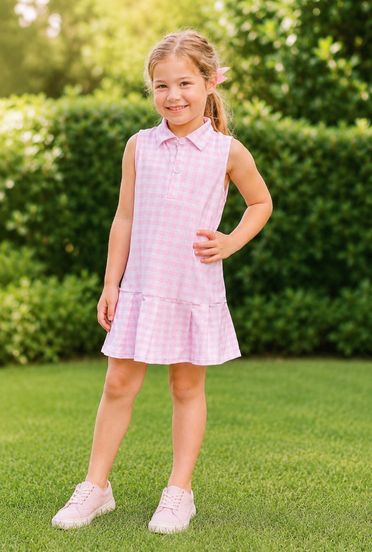 Pink Picnic Tennis Dress