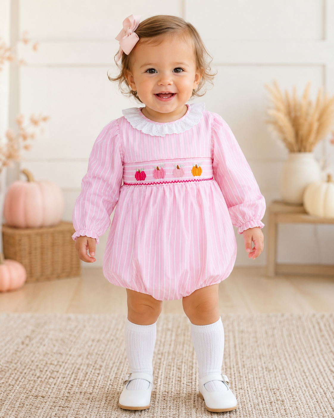 Pink Pumpkin Patch Bubble