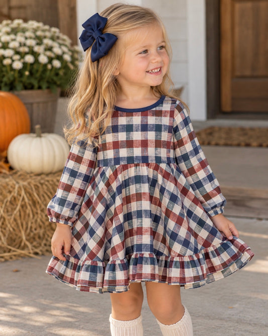 Cozy Plaid Dress