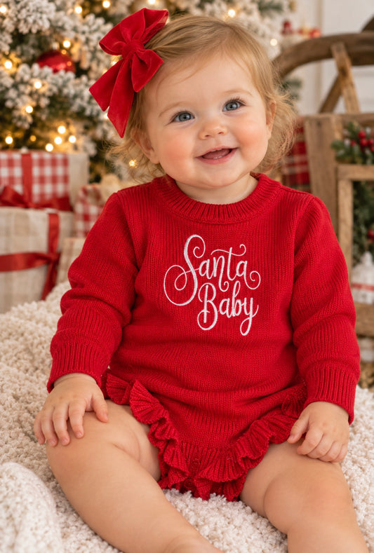 Santa Baby Knit Bubble