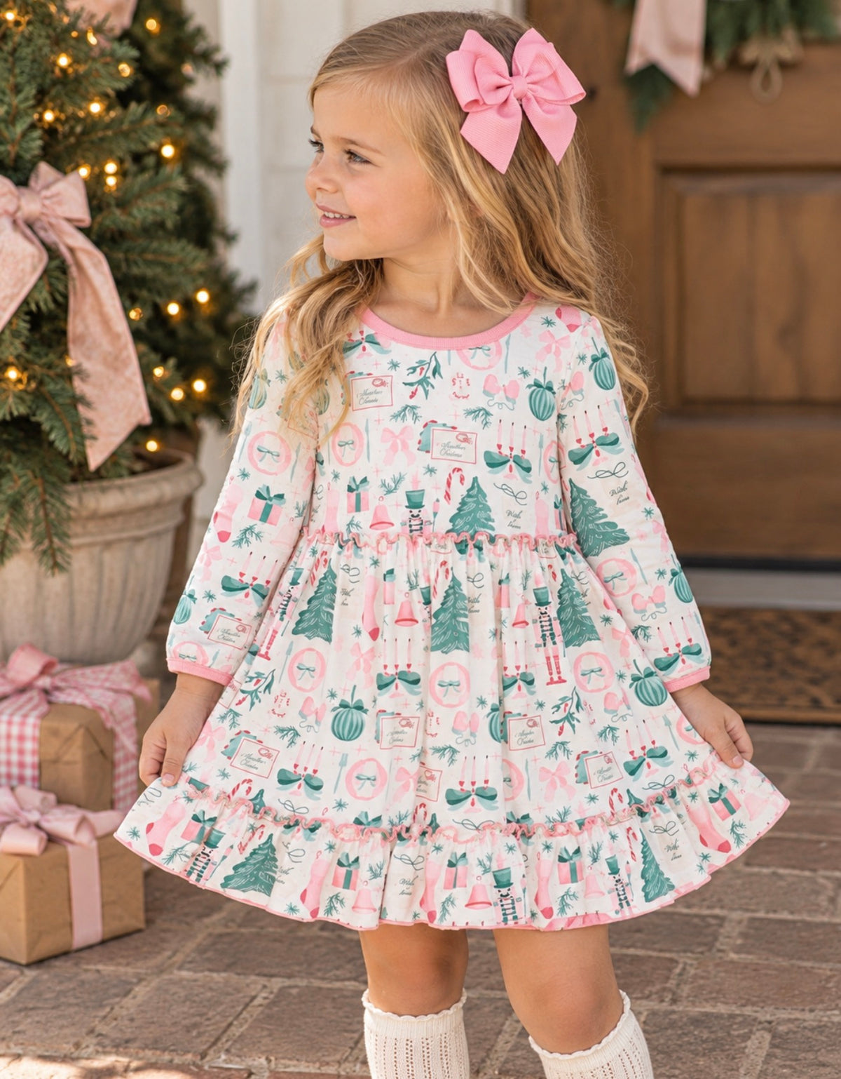 Nutcracker Ruffle Dress