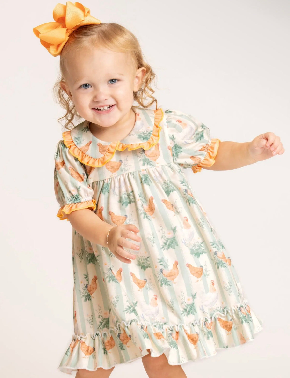Hen House Ruffle Dress