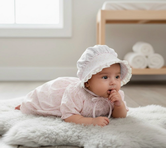 Rosebud Bishop Dress and Bonnet Set